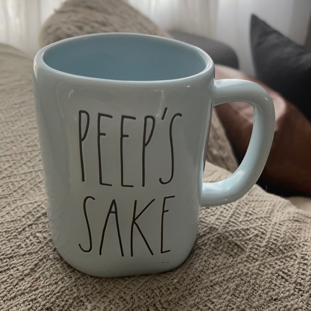 Rae Dunn Easter Blue Mug Peep’s Sake